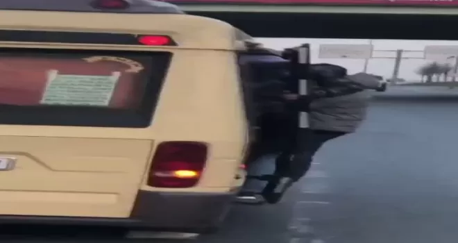 Bağcılar’da yürekleri ağza getiren görüntü
