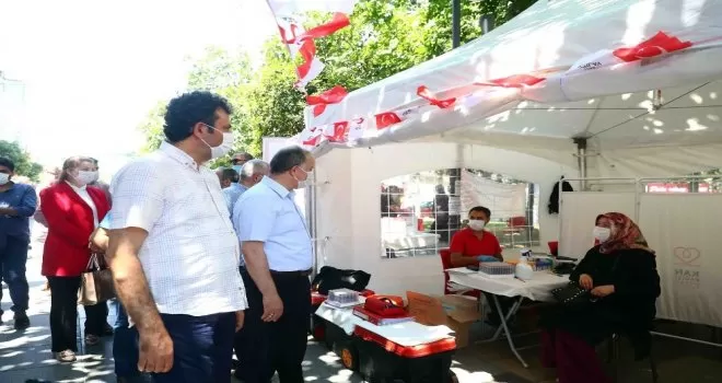 Bağcılarlılar, “Kan ver can ver” kampanyasında buluştu
