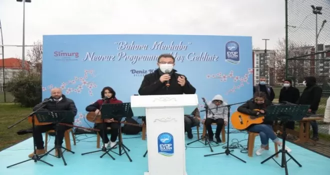 Baharın müjdecisi Nevruz Eyüpsultan’da coşkuyla kutlandı
