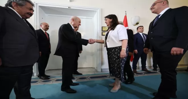 Bahçeli DEM heyetini kabul etti