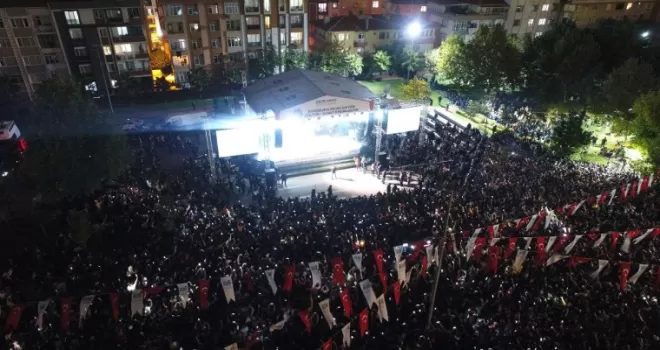 Bahçelievler, Ceza konseri ile coştu
