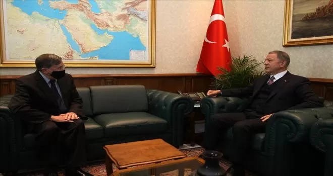 Bakan Akar, ABD Ankara Büyükelçisi Satterfield’i kabul etti
