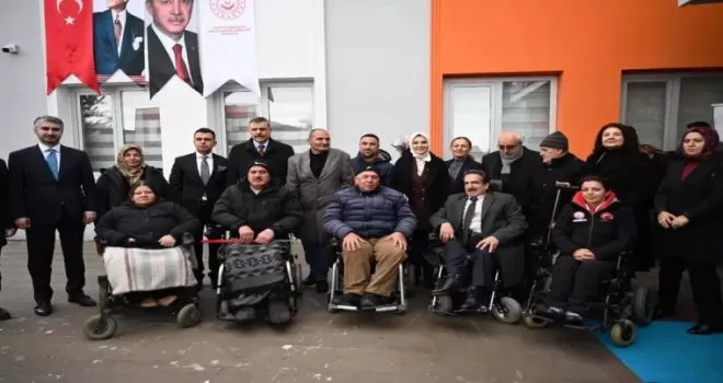 Bakan Göktaş’tan Engelli Merkezi açılışı