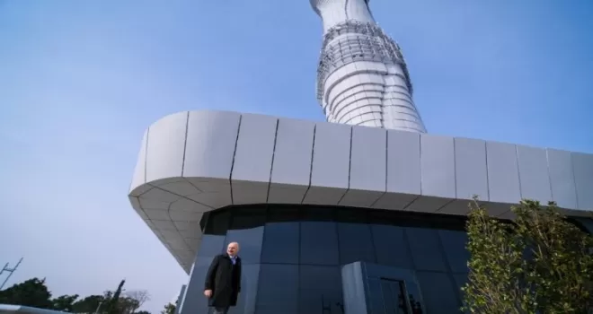 Bakan Karaismailoğlu Çamlıca Kulesi’ni ziyaret etti
