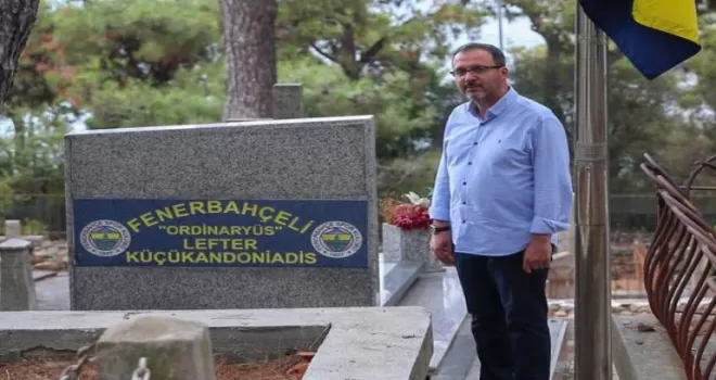 Bakan Kasapoğlu, Lefter Küçükandonyadis’i andı
