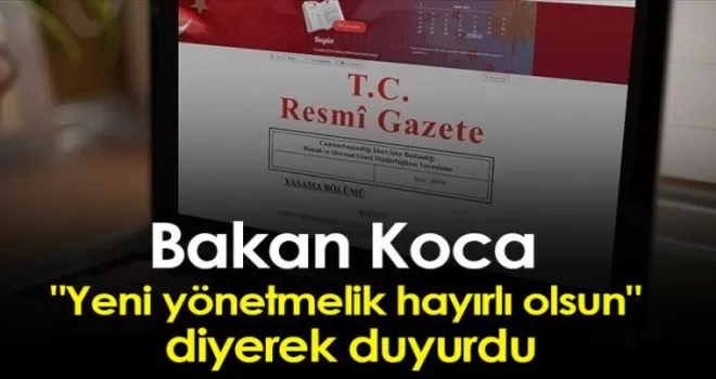 Bakan Koca “Hayırlı olsun“ diyerek müjdeyi verdi!