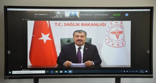 Bakan Koca: “Sağlık çalışanlarını, insanlık önünde onurlandırmalıyız“
