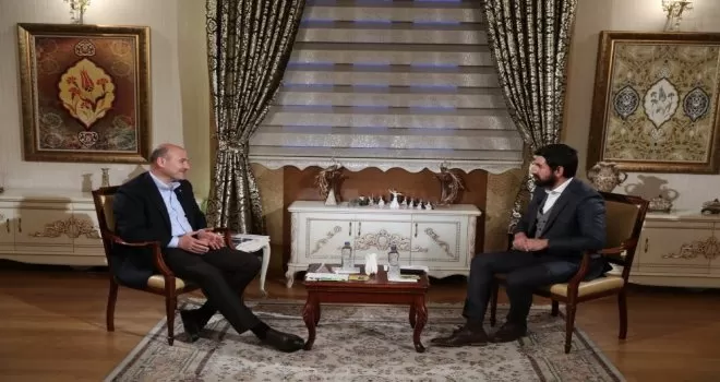 Bakan Soylu Musiki Muallim Mektebi Sohbetleri’nin konuğu oldu
