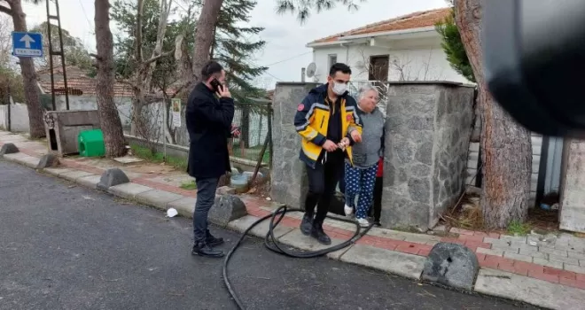 Bakırköy’de yangın paniği
