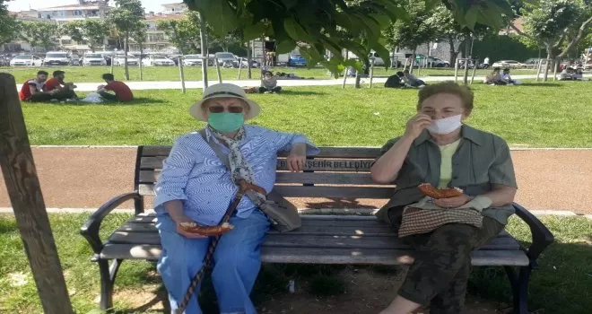 Bakırköy sahil doldu taştı
