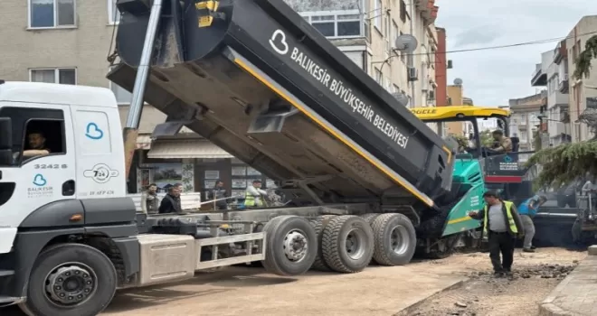 Balıkesir Büyükşehir’den Erdek’e özel mesai