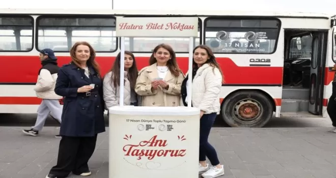 Balıkesir’de toplu taşıma gününde geçmişe yolculuk