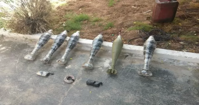 Barış Pınarı bölgesinde 6 havan imha edildi
