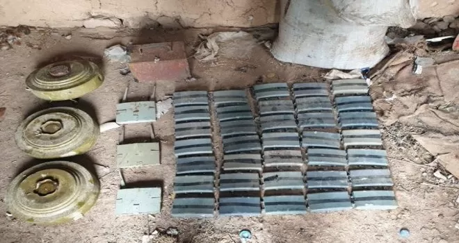 Barış Pınarı bölgesinde mayın ve patlayıcılar imha edildi
