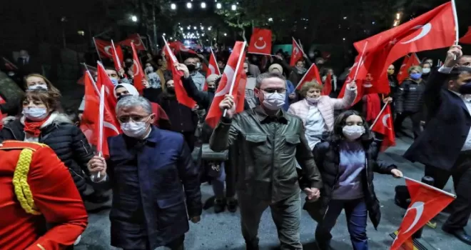 Başakşehir’i Cumhuriyet coşkusu sardı
