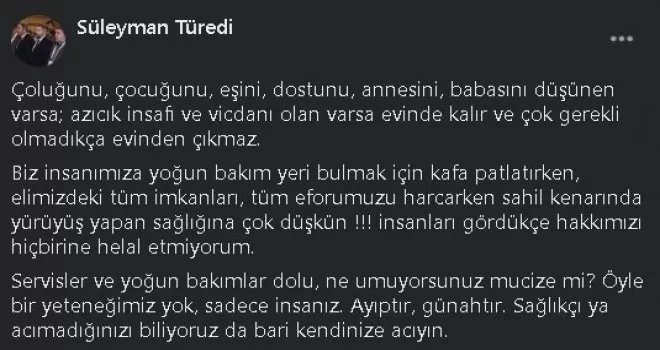 Trabzon'da Başhekim isyan etti!