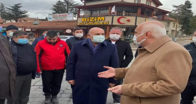 Başkan Altınok’tan Kızılcahamam’a geçmiş olsun ziyareti
