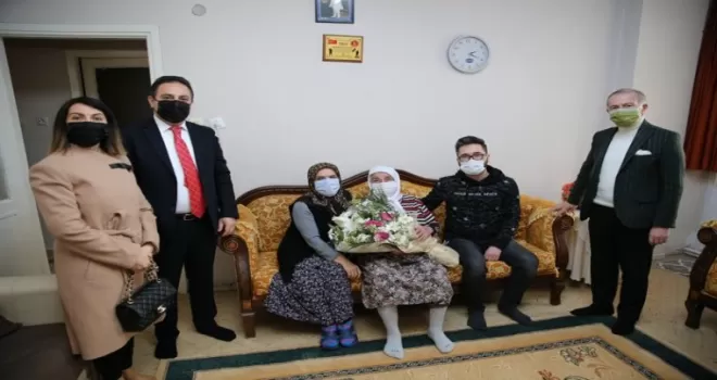 Başkan Aydıner’den şehit ailelerine ziyaret