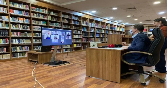 Başkan Bahadır, engelliler ile online görüştü
