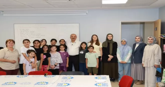 Başkan Büyükgöz yaz okulu öğrencileriyle buluştu
