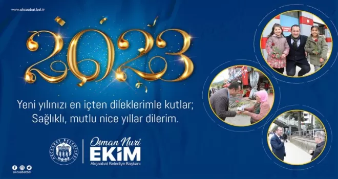 Başkan Ekim'den yeni yıl mesajı