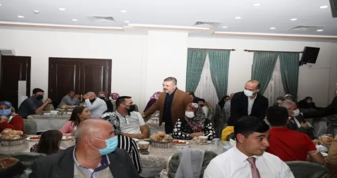 Başkan Ercan gaziler ve aileleriyle buluştu
