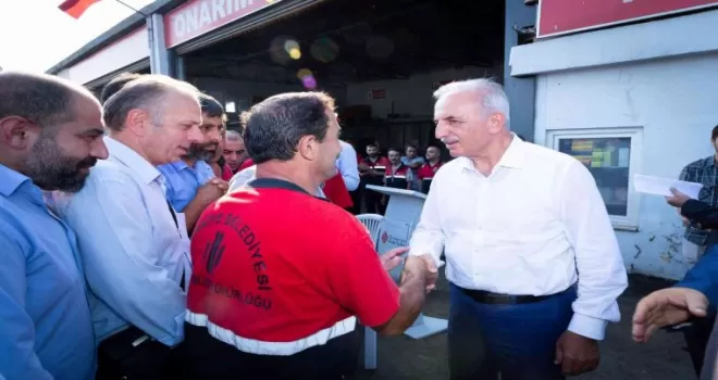 Başkan İsmet Yıldırım’dan belediye personeline 500 TL zam müjdesi
