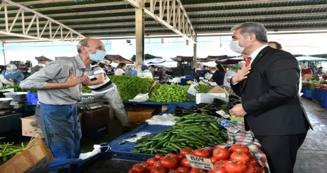 Başkan Köse’den pazar denetimi
