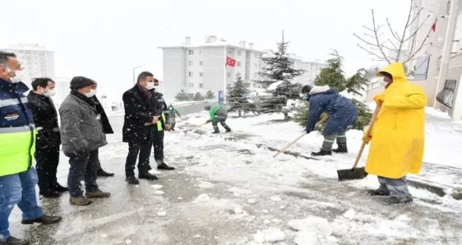 Başkan Köse saha çalışmalarını denetledi
