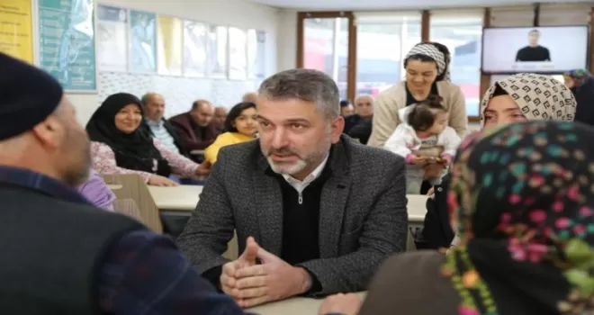 Başkan Mumcu Depremzedelerle Buluştu