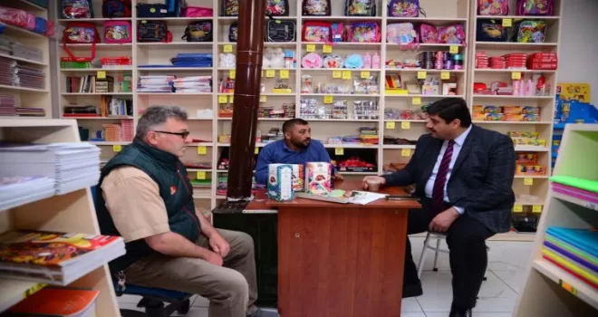 Başkan Oğuz’dan esnafa ziyaret
