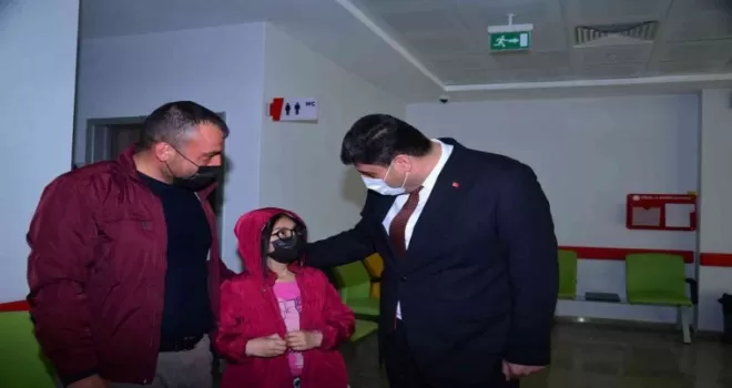 Başkan Oğuz’dan moral aşılayan ziyaret

