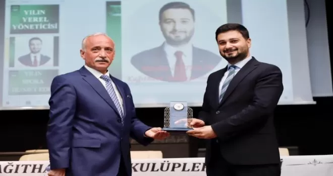 Başkan Öztekin’e ’En İyi Yerel Yönetici’ ödülü
