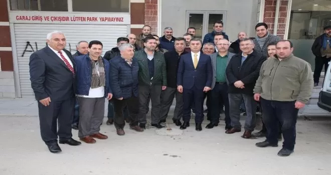 Başkan Şimşek esnafı dinledi
