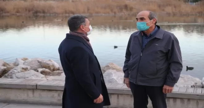 Başkan Şimşek projelerini anlattı
