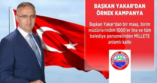 Başkanı  Yakar’dan “Bir maaş bağış” kampanyası
