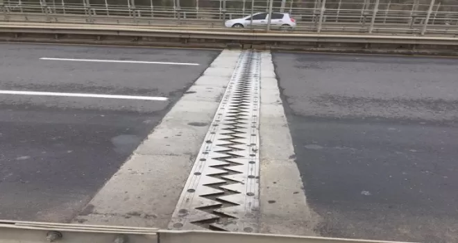 Başkent köprülerinde derz yenileme çalışmaları devam ediyor
