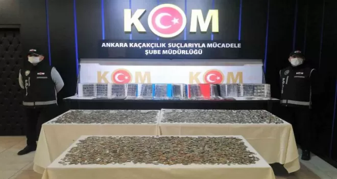 Başkent polisinden dev tarihi eser operasyonu
