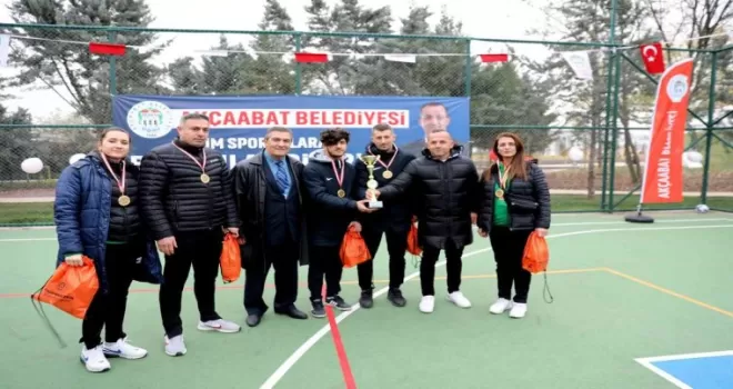 Başkent’te ayak tenisi turnuvası sona erdi
