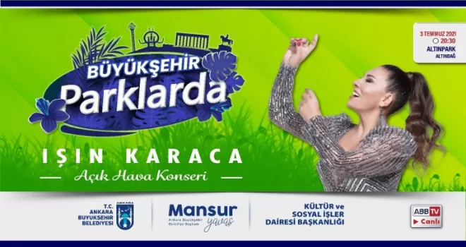 Başkent’te ilk konser Işın Karaca’dan
