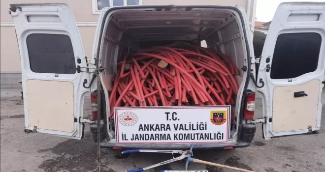 Başkent’te kablo hırsızına geçit yok
