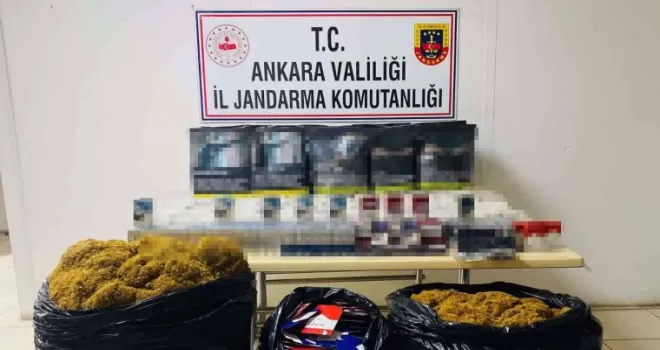 Başkent’te kaçak ve bandrolsüz tütün operasyonu
