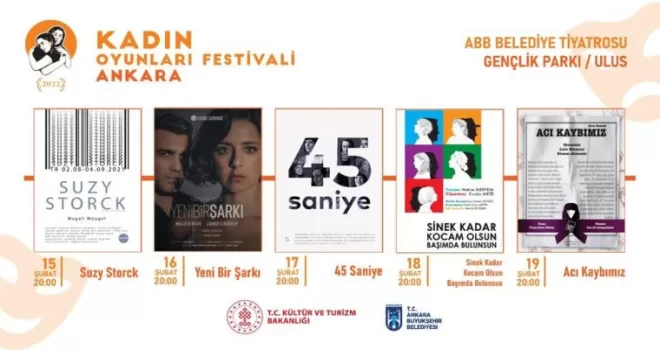 Başkent’te kadın tiyatro festivali başlıyor
