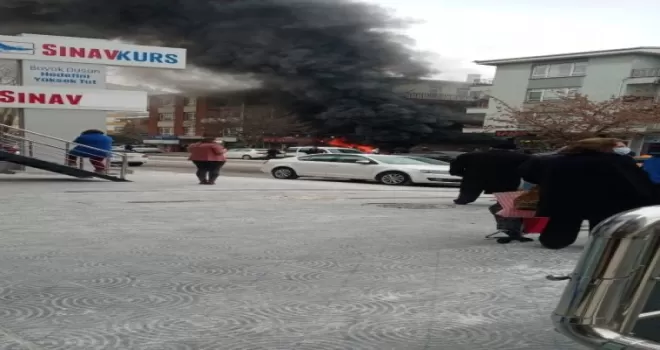 Başkent’te korkutan yangın
