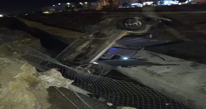 Başkent’te otomobil şantiye uçtu: 3 yaralı
