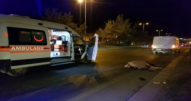 Başkent’te panelvan araç yayaya çarptı: 1 ölü
