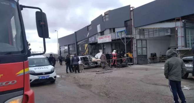 Başkent’te sanayi sitesinde patlama: 1 yaralı
