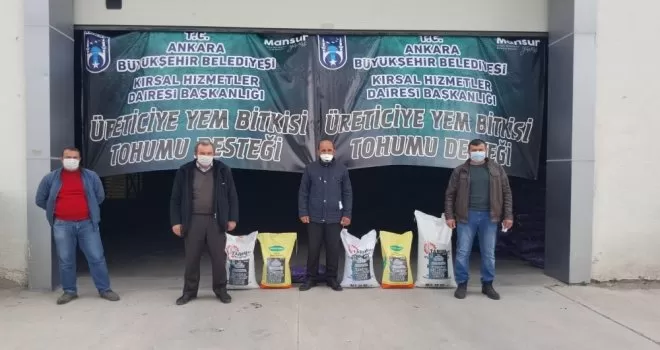 Başkent’te üreticiye tohum desteği
