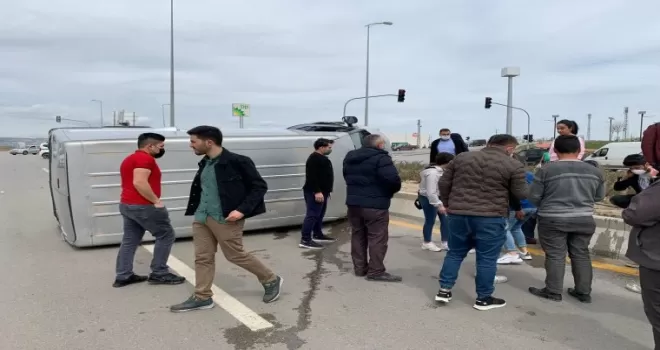 Başkent’te zincirleme trafik kazası;4 yaralı
