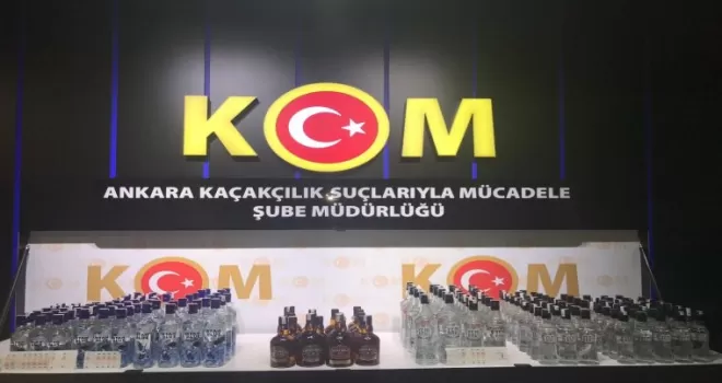 Başkent’teki sahte alkol operasyonunda 12 kişi gözaltına alındı
